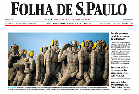 INAD 2017 | Capa Folha de São Paulo