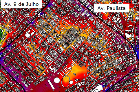 Sobrac-2018: Mapa piloto da cidade de São Paulo