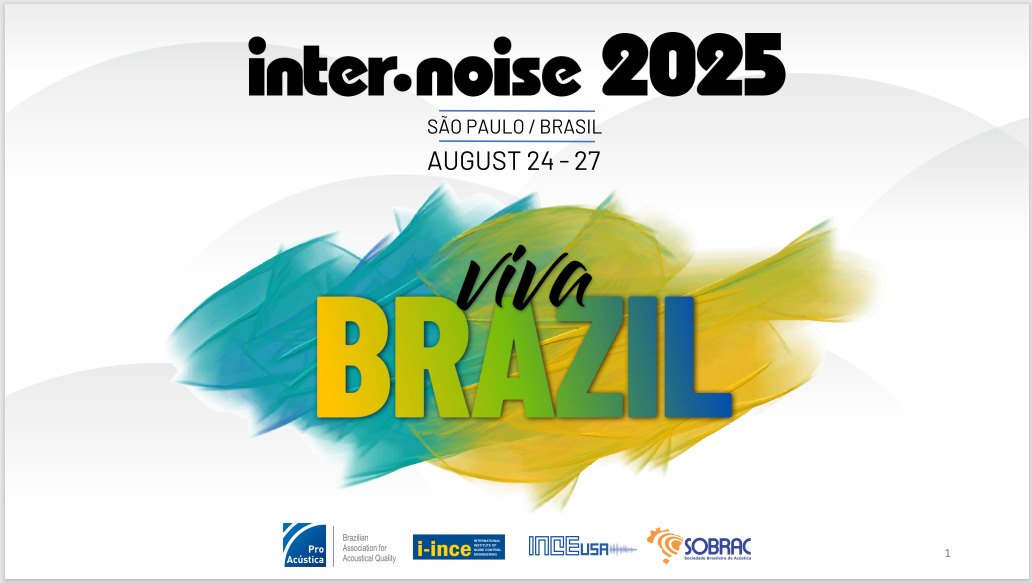 Brasil ganha candidatura para sediar o Inter-Noise 2025 na cidade de São Paulo