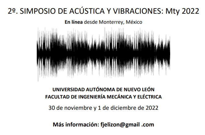 2º  Simposio sobre Acústica y Vibraciones: Mty 2022 – México