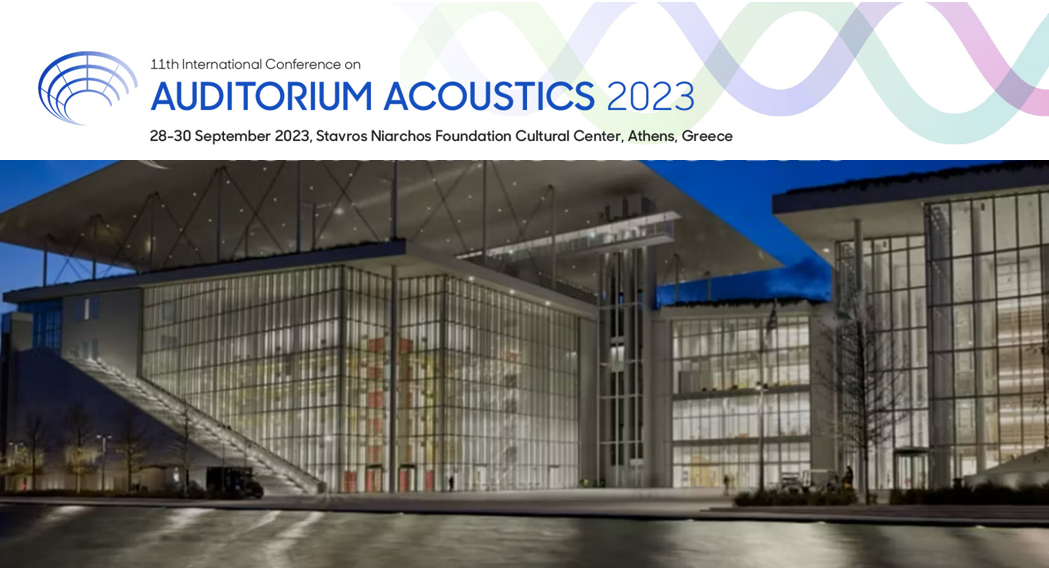 Auditorium Acoustics 2023 Atenas, Grécia