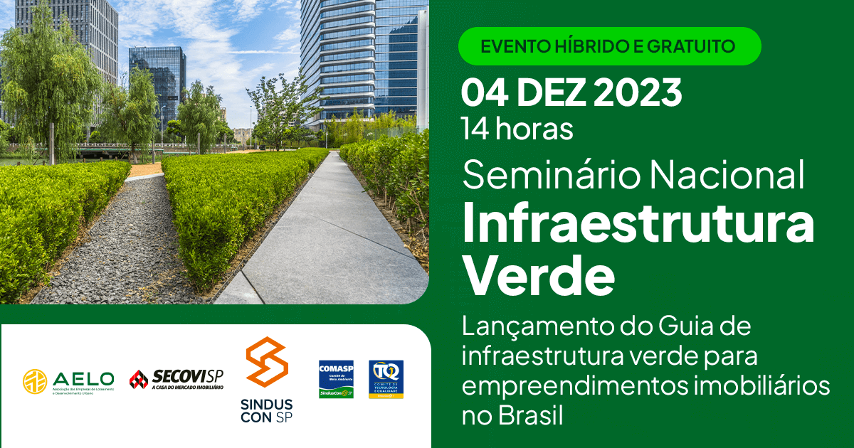 Seminário Nacional sobre Infraestrutura Verde