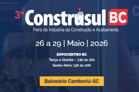 3ª Construsul BC Feira da Indústria da Construção e Acabamento em Balneário Camboriú/SC